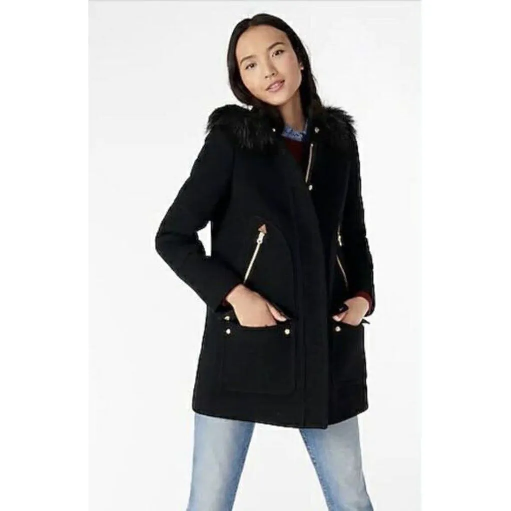 J. Crew Chateau Parka Stadium Coat - Size 2