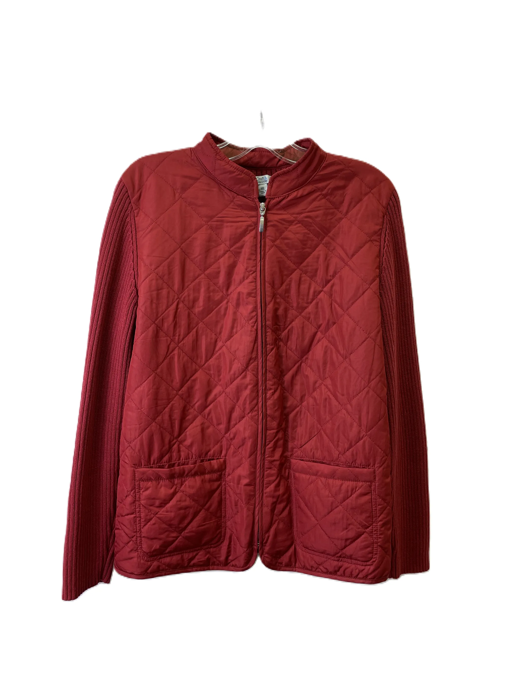 Jacket Puffer & Quilted By Croft And Barrow In Red, Size: Xl