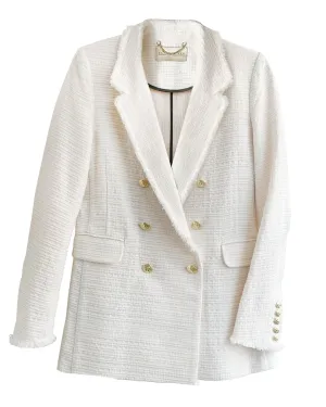 Katharine Blazer in Ivory Tweed