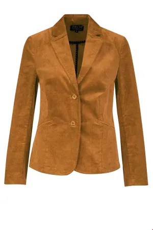 Katoenen blazer | Zilch jacket cinnamon