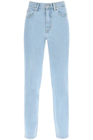 Kenzo straight-leg bleached jeans