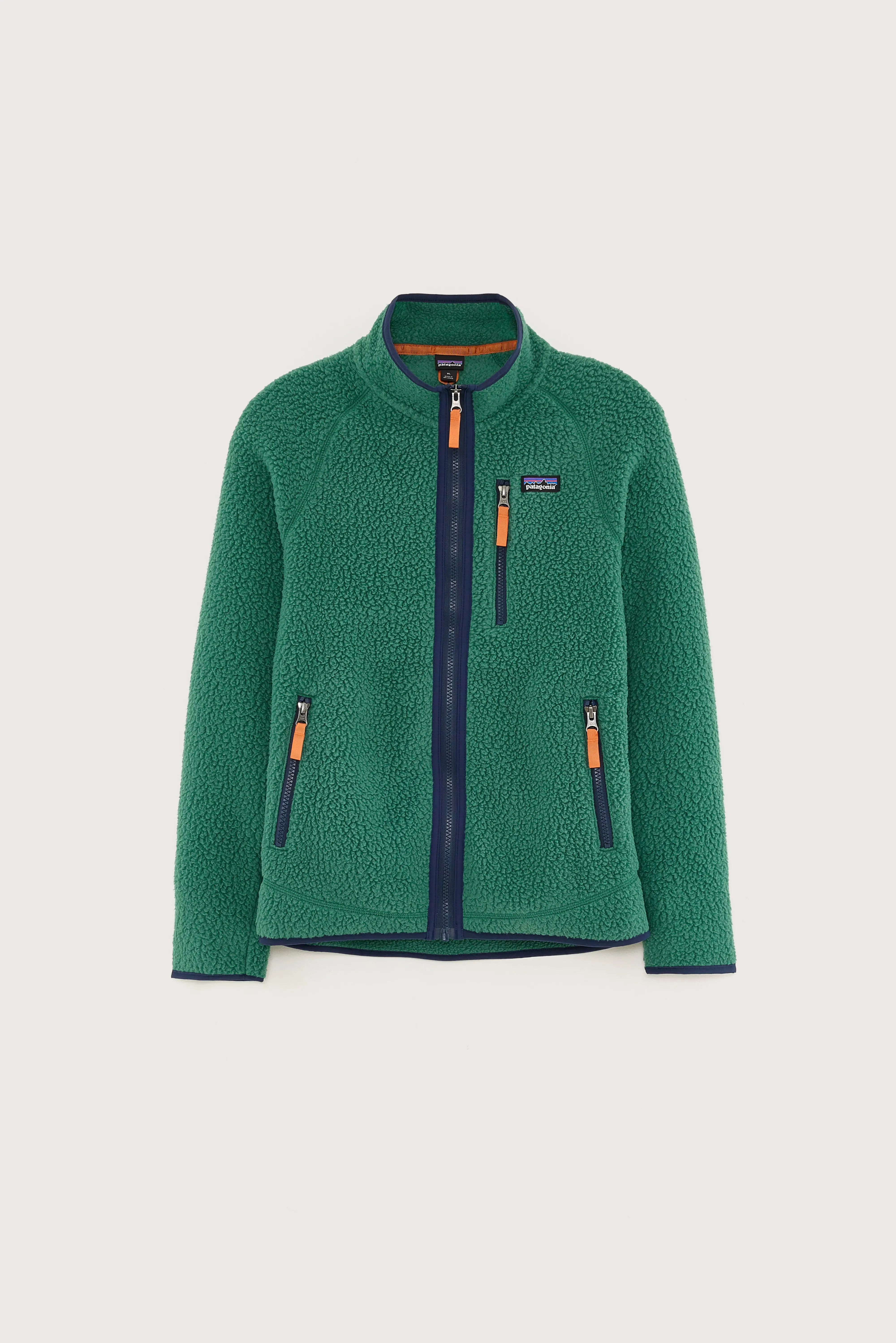 Kids' Retro Pile Fleece Jacket (242 / G / GREEN)