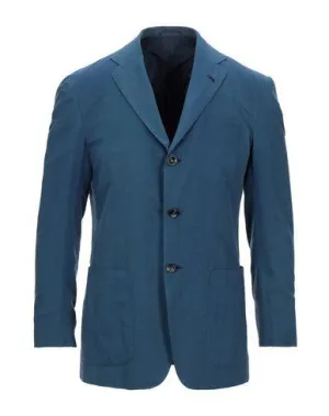 Kiton Man Blazer Dark blue 38 suit