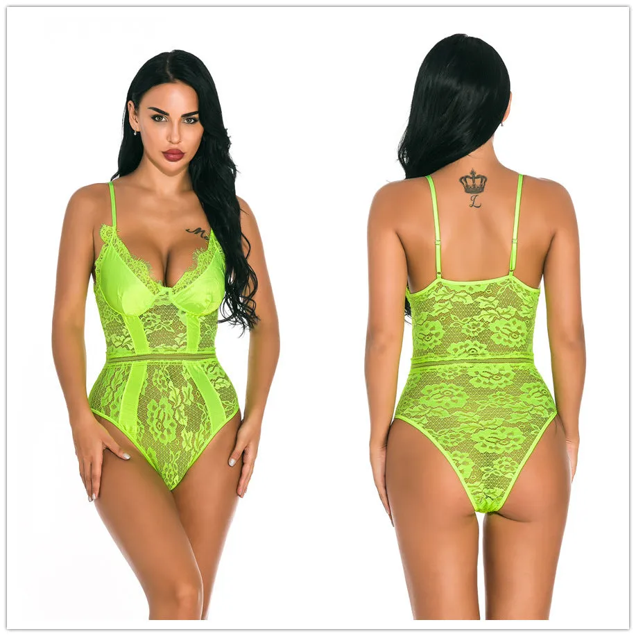 Lace Body Shaper Bodysuit Women's Waist