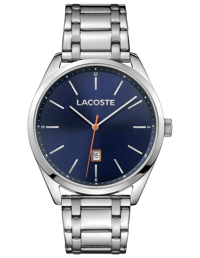 Lacoste Mens San Diego Watch - Stainless Steel - Bracelet - Blue Dial - Date