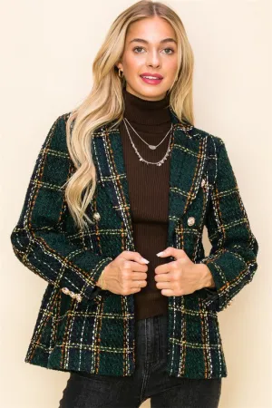 Lana Tweed Statement Blazer