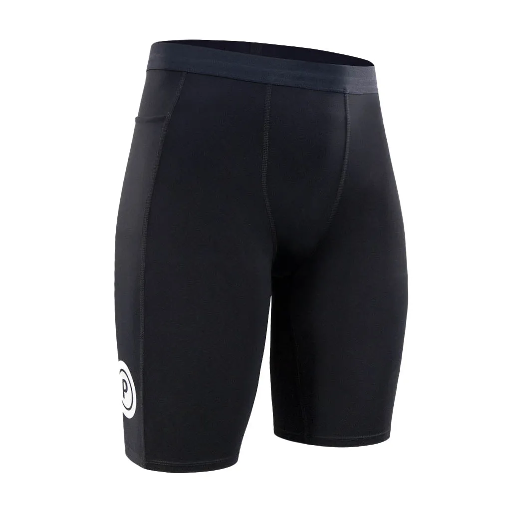 Men PRO Running Short Tights for Training & Racing (Carbon)