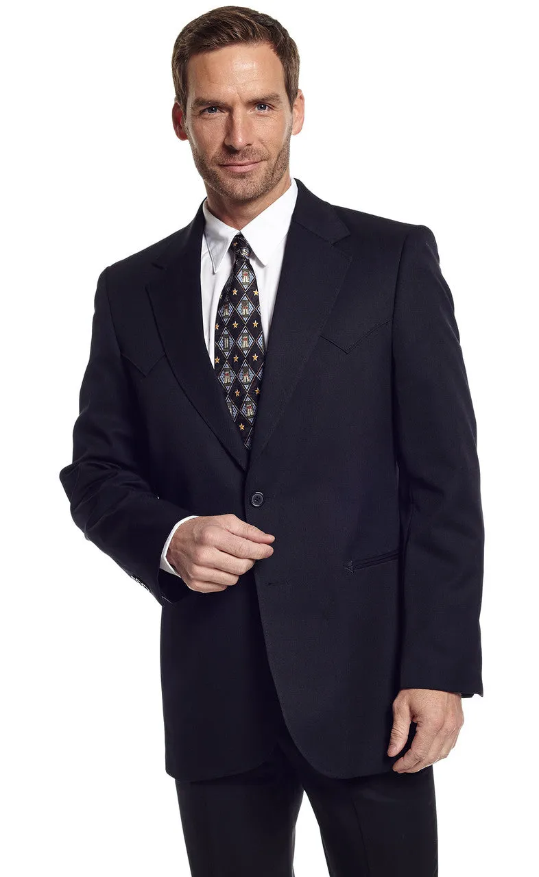 Men's Circle S Abilene Black Sport Coat - CC1929