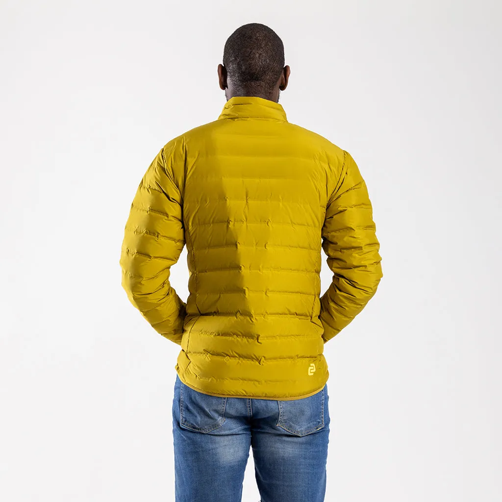 Men's Down Puffer Jacket (Mustard)