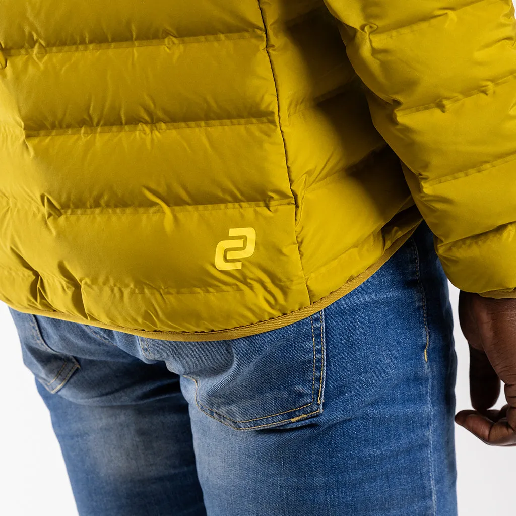 Men's Down Puffer Jacket (Mustard)