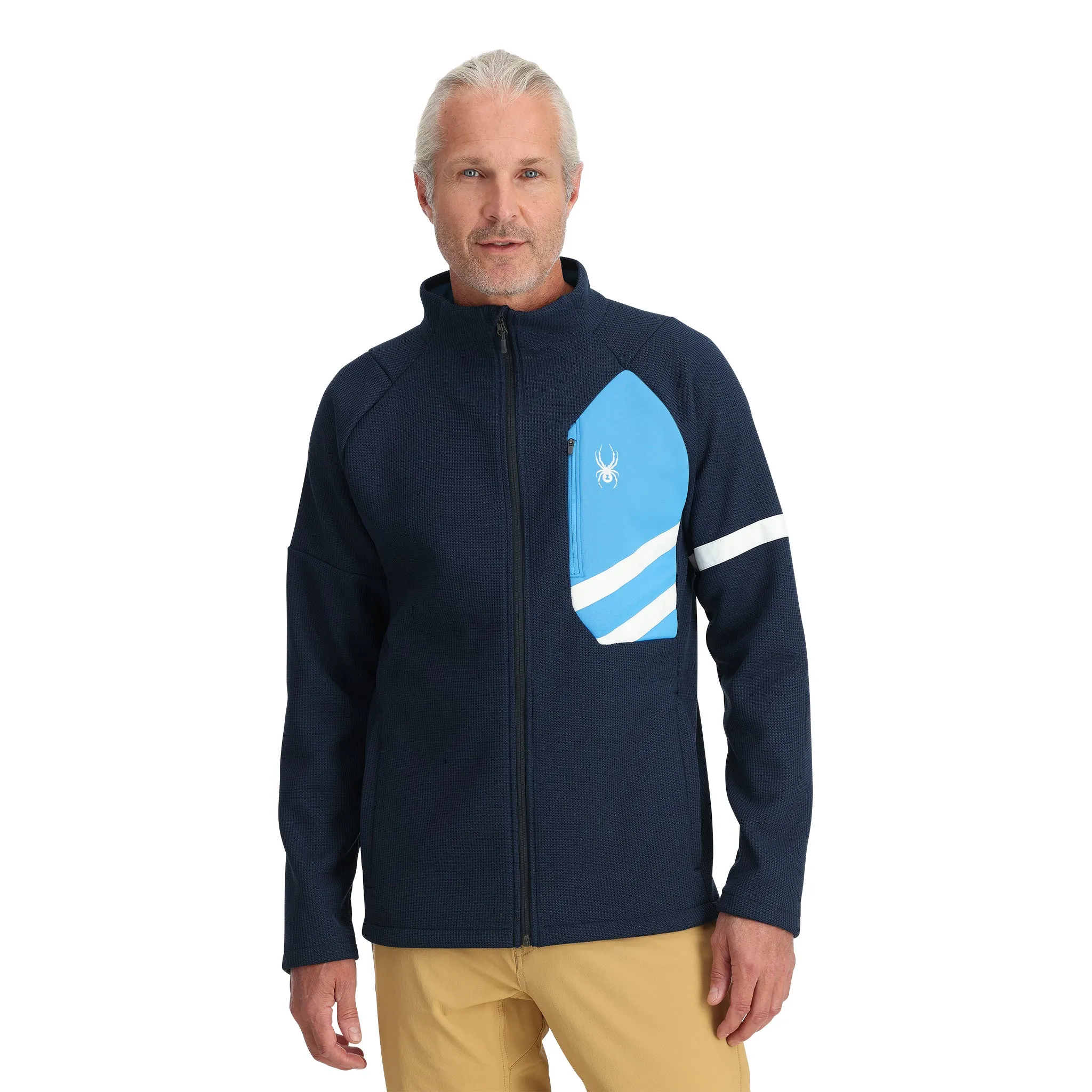 Mens Wengen Bandit Full Zip - True Navy