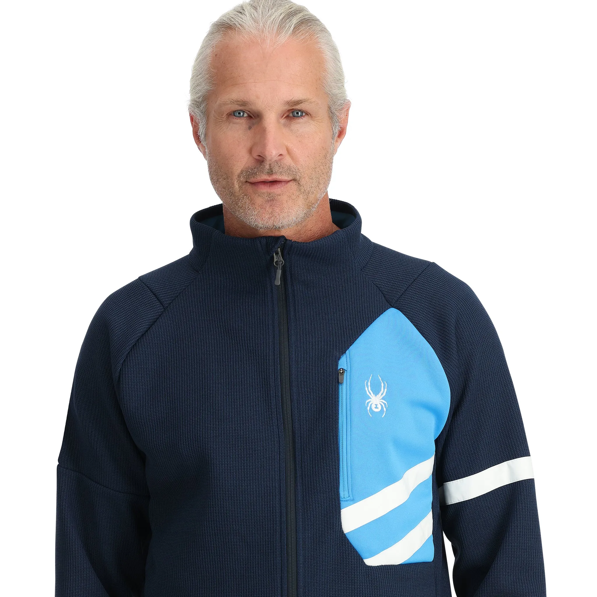 Mens Wengen Bandit Full Zip - True Navy