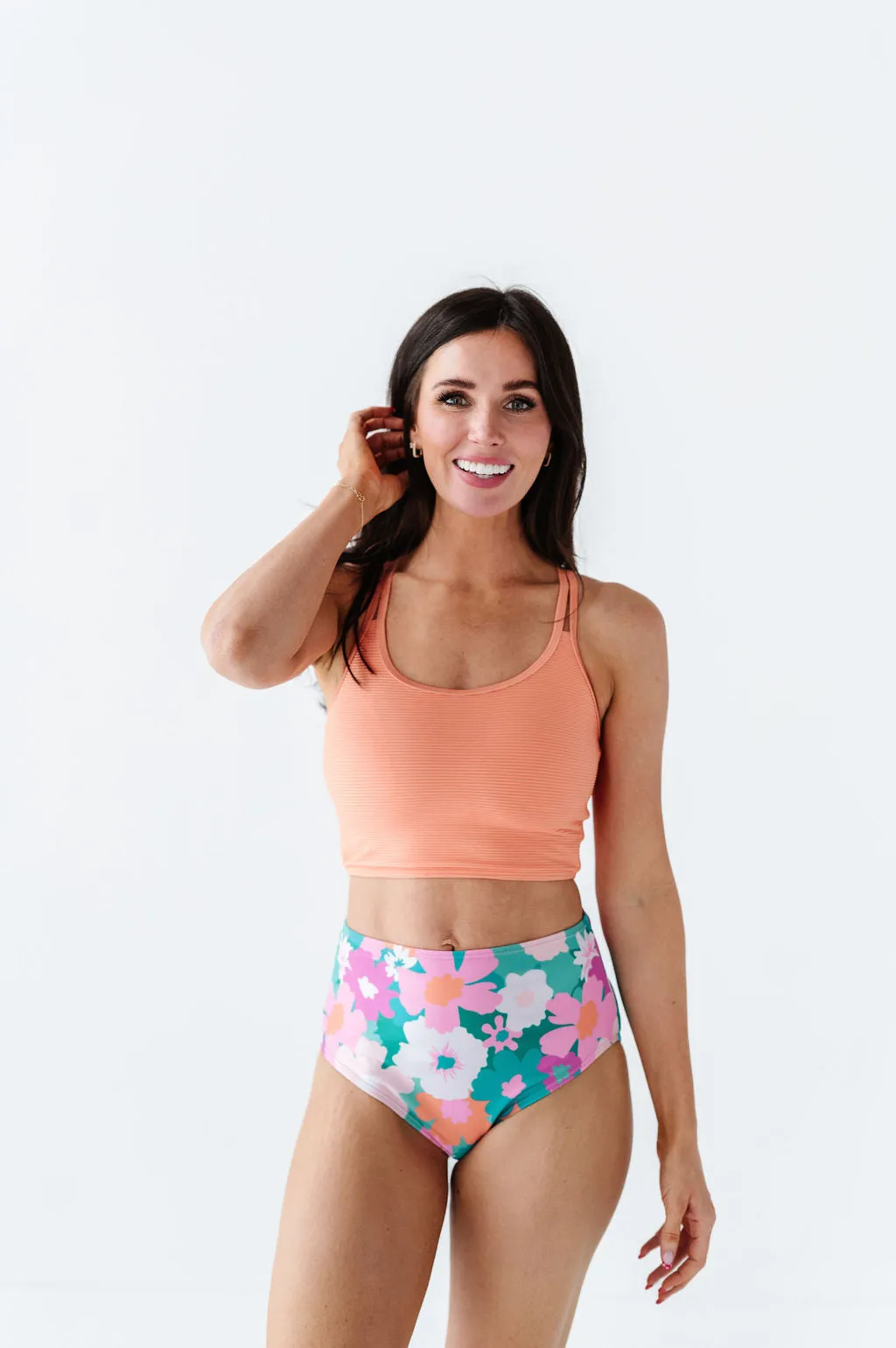 Mid Rise Bottoms in Oasis Floral