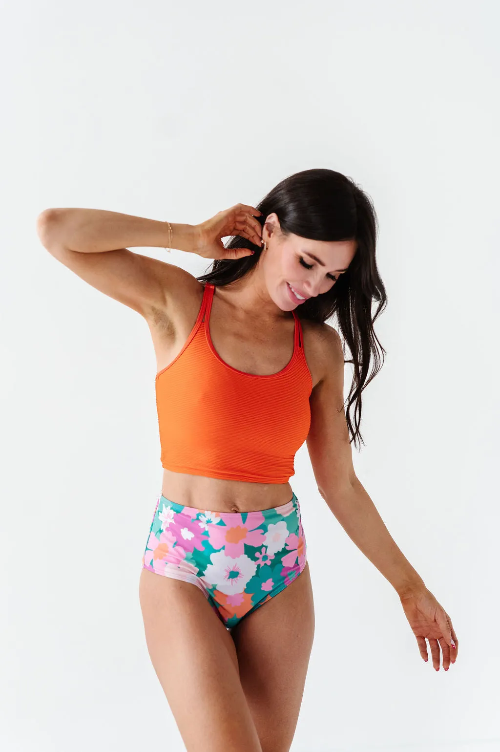 Mid Rise Bottoms in Oasis Floral