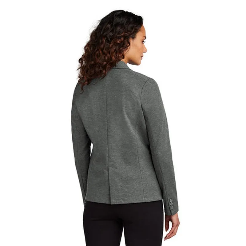 NEW JWMI - Mercer Mettle® Women’s Relaxed Knit Blazer - Storm Grey Heather