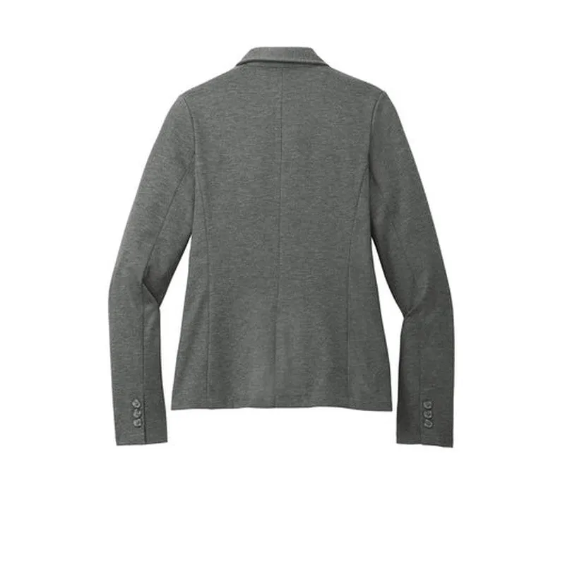 NEW JWMI - Mercer Mettle® Women’s Relaxed Knit Blazer - Storm Grey Heather