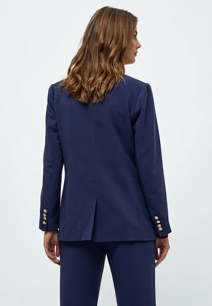 Nora Angelia Double Breasted Blazer - NAVY