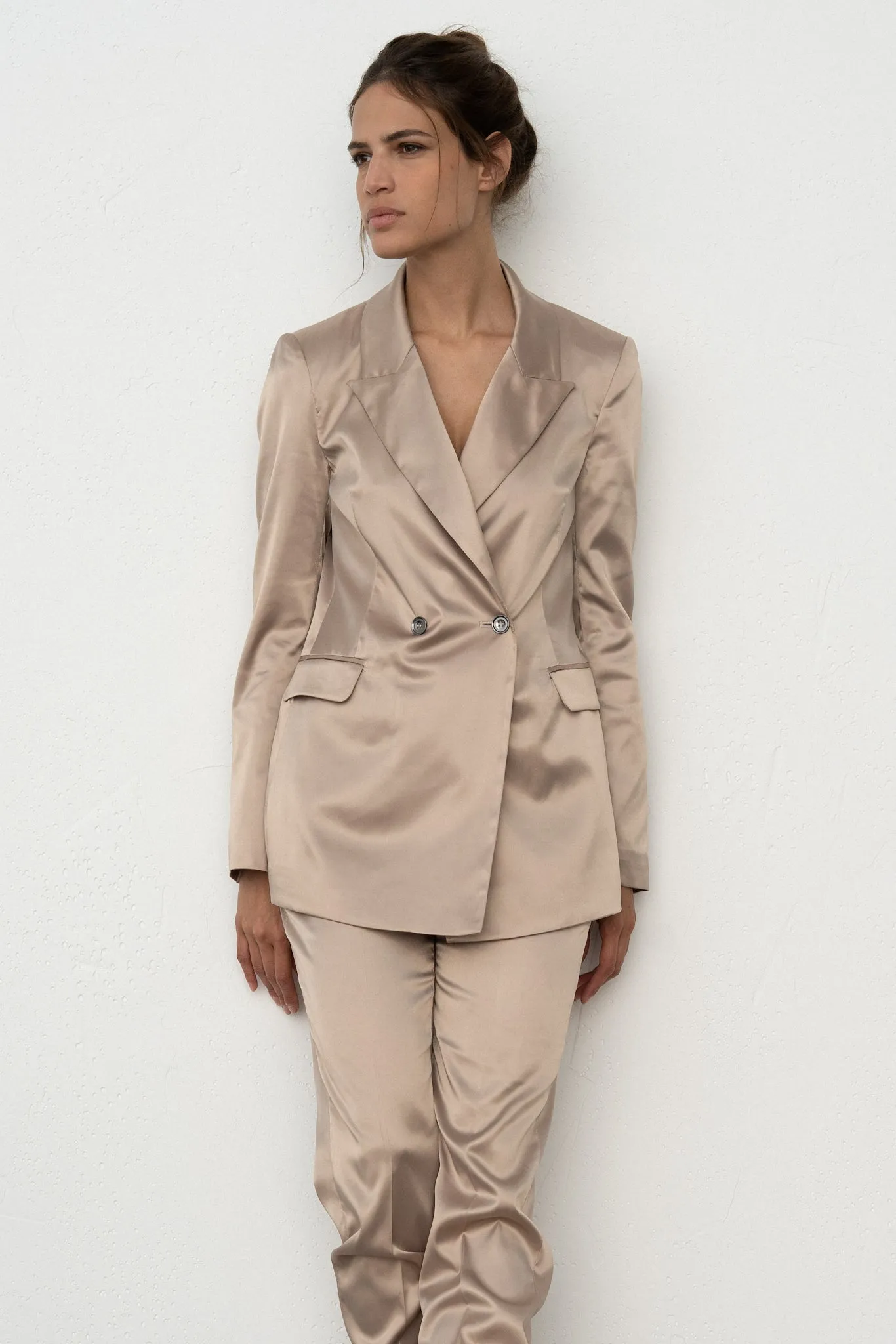 Nude Blazer (Satin)