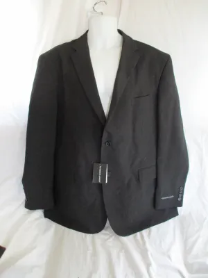 NWT NEW VITTORIO ST. ANGELO Tuxedo JACKET SUIT BLACK 48L Formal Sports