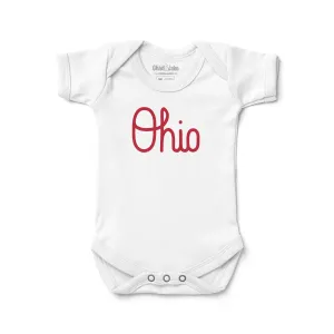 Ohio State Buckeyes Script Ohio Bodysuit