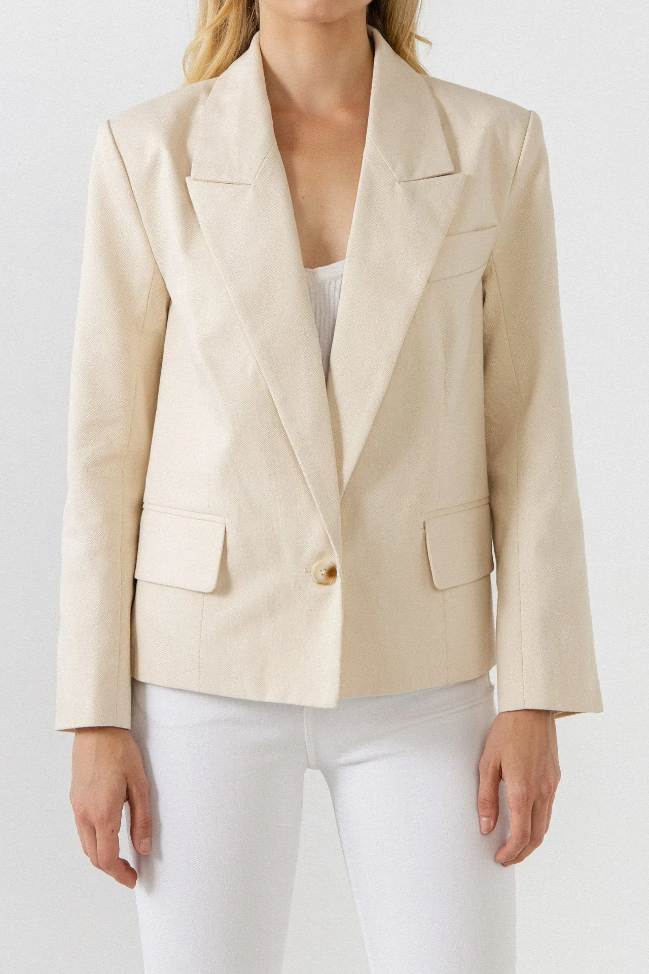 One Button Blazer