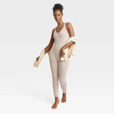 Open Box - Women's Textured Seamless Bodysuit - JoyLab