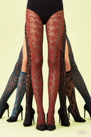 Oroblu Bicolour Lace Tights