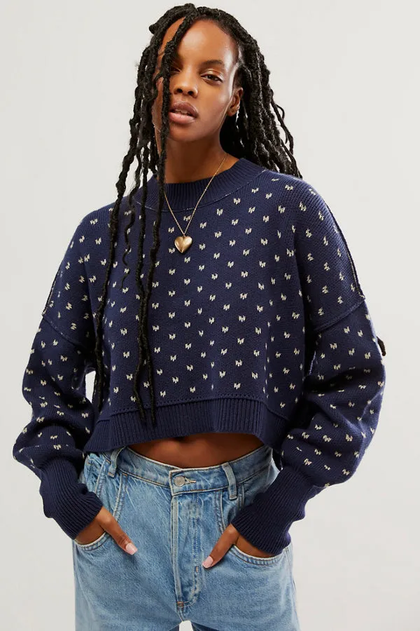 Pattern Easy Street Crop Sweater