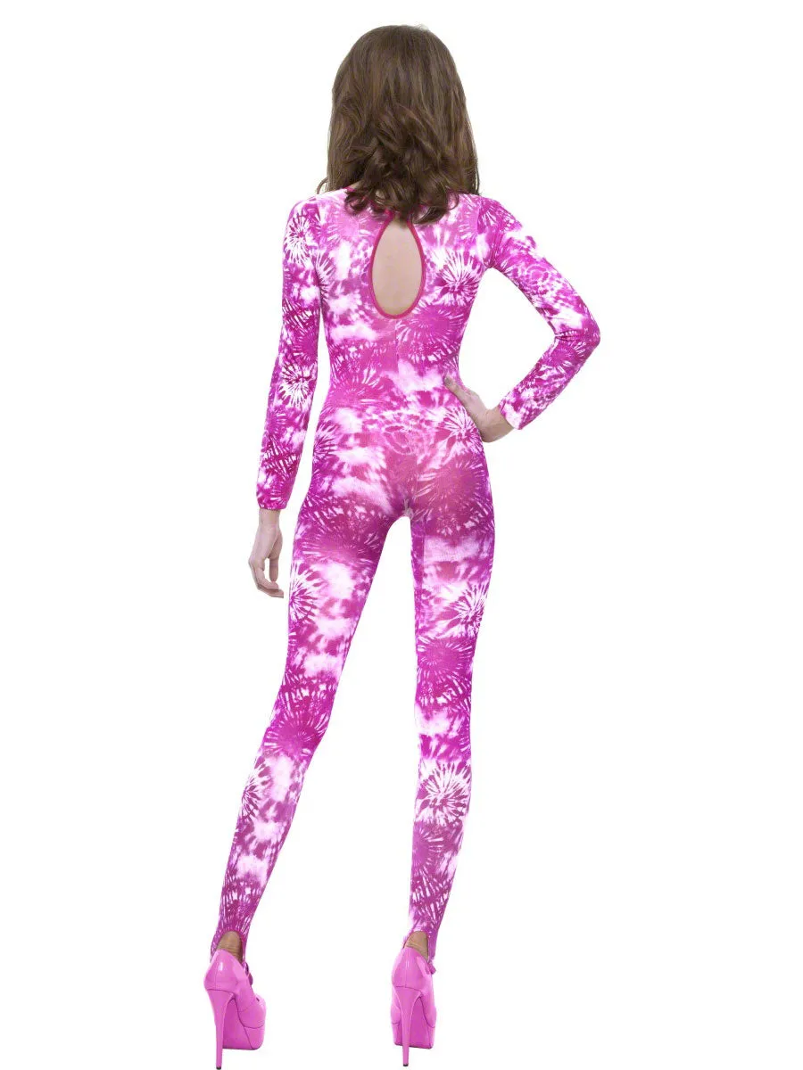 Pink Tie Dye Bodysuit Costume