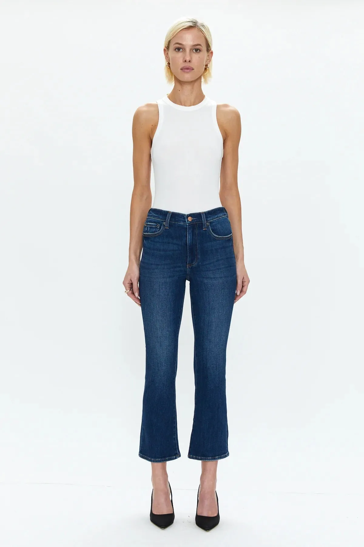 Pistola Lennon High-Rise Crop Boot Cut Jean: Rosslyn