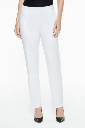 Plus Size Knit Lined Straight-Leg Pants