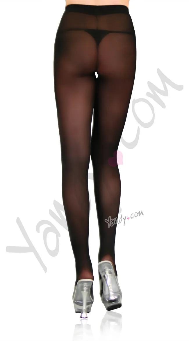 Plus Size Opaque Sheer Tights