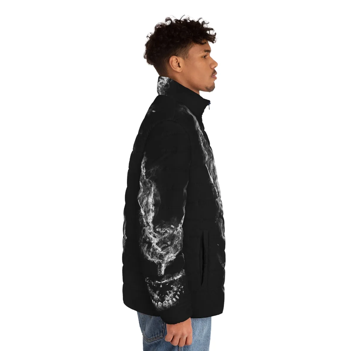 "Wake Up Puffer Jacket: Inspired by the Iconic Donnie Darko"