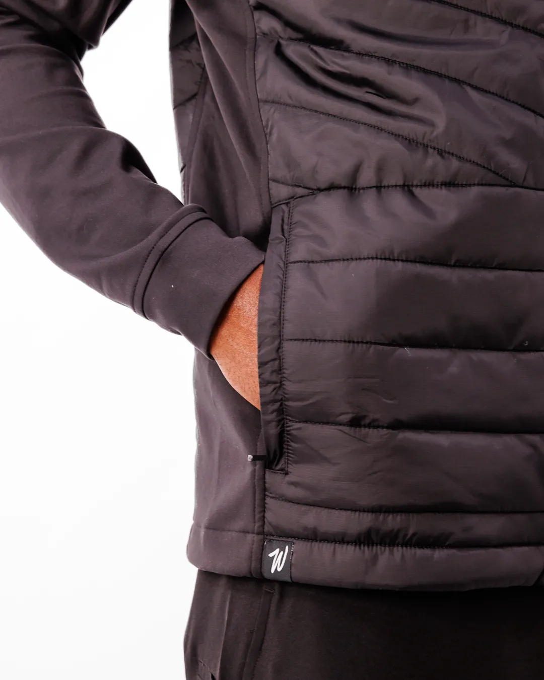 Range Men's Puffer Jacket - Black