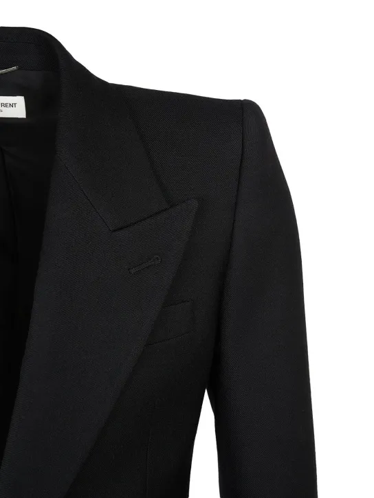 Saint Laurent   Wool gabardine blazer 