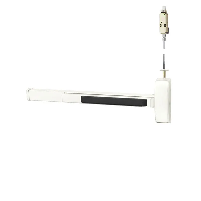 Sargent 12-NB-MD8610F Fire Rated Concealed Vertical Rod Exit Device, 33-36" W Door, Exit Only, Multi-Function, LBR, For 1 3/4" TK Metal Dr, 84"-96" Ht