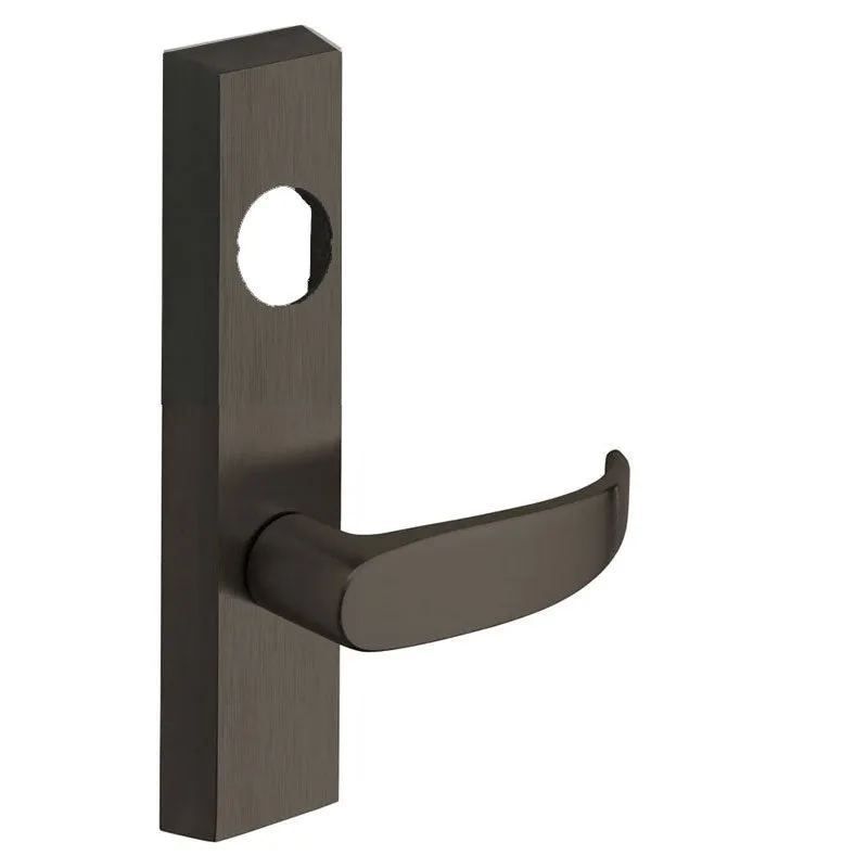 Sargent LC-706-4-ETP Exit Device Trim, Key Locks/Unlocks Lever Trim For 8400 & 8600 Series Concealed Vertical Rod Exit Devices, Handed, Less Cylinder