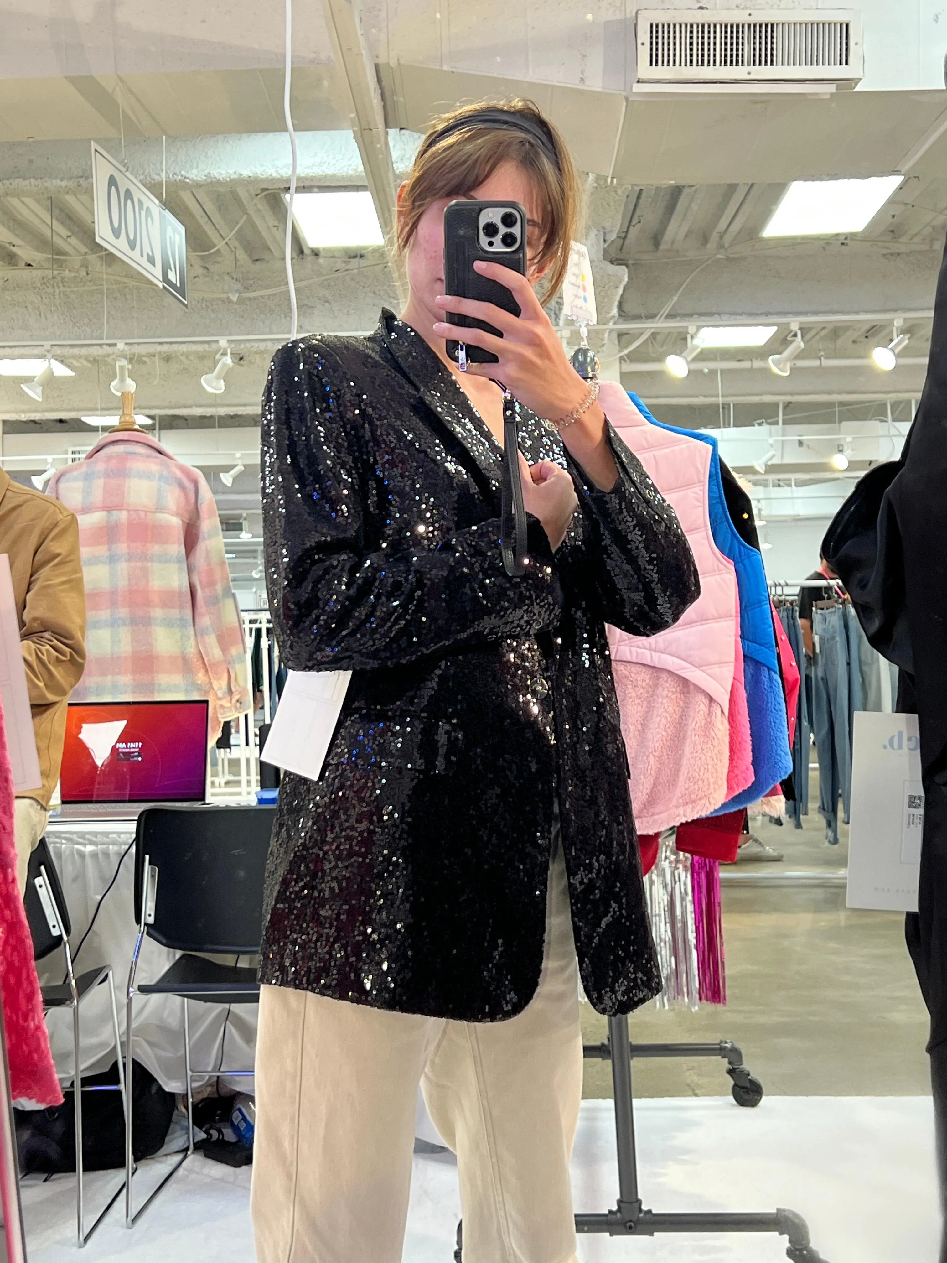 Sequin Boyfriend Blazer