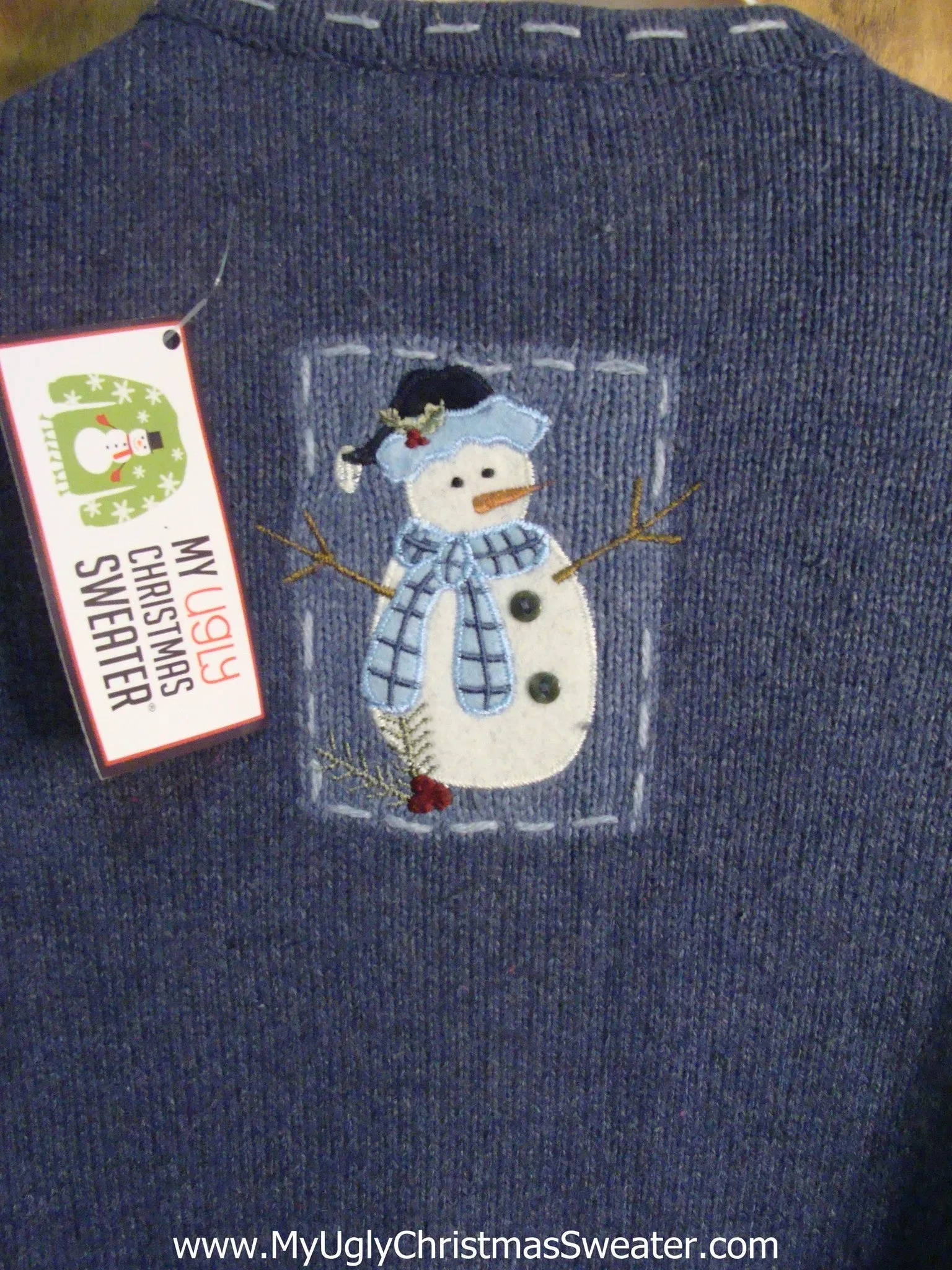 Snowmen Fun in the Snow Cheesy Christmas Sweater