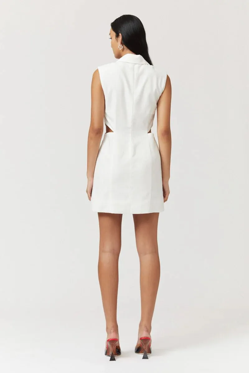 Suboo Skylar Panelled Mini Dress - White