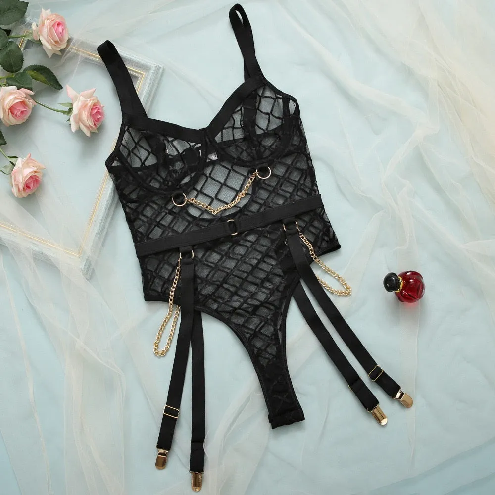 TEEK - Plaid Chain Reaction Lingerie