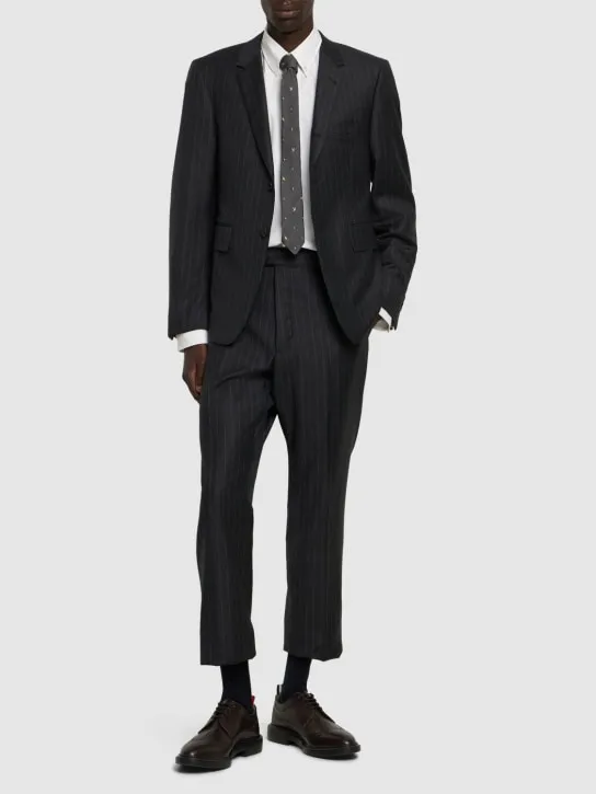 Thom Browne   Classic pinstripe wool blazer 