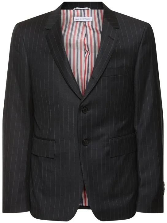 Thom Browne   Classic pinstripe wool blazer 