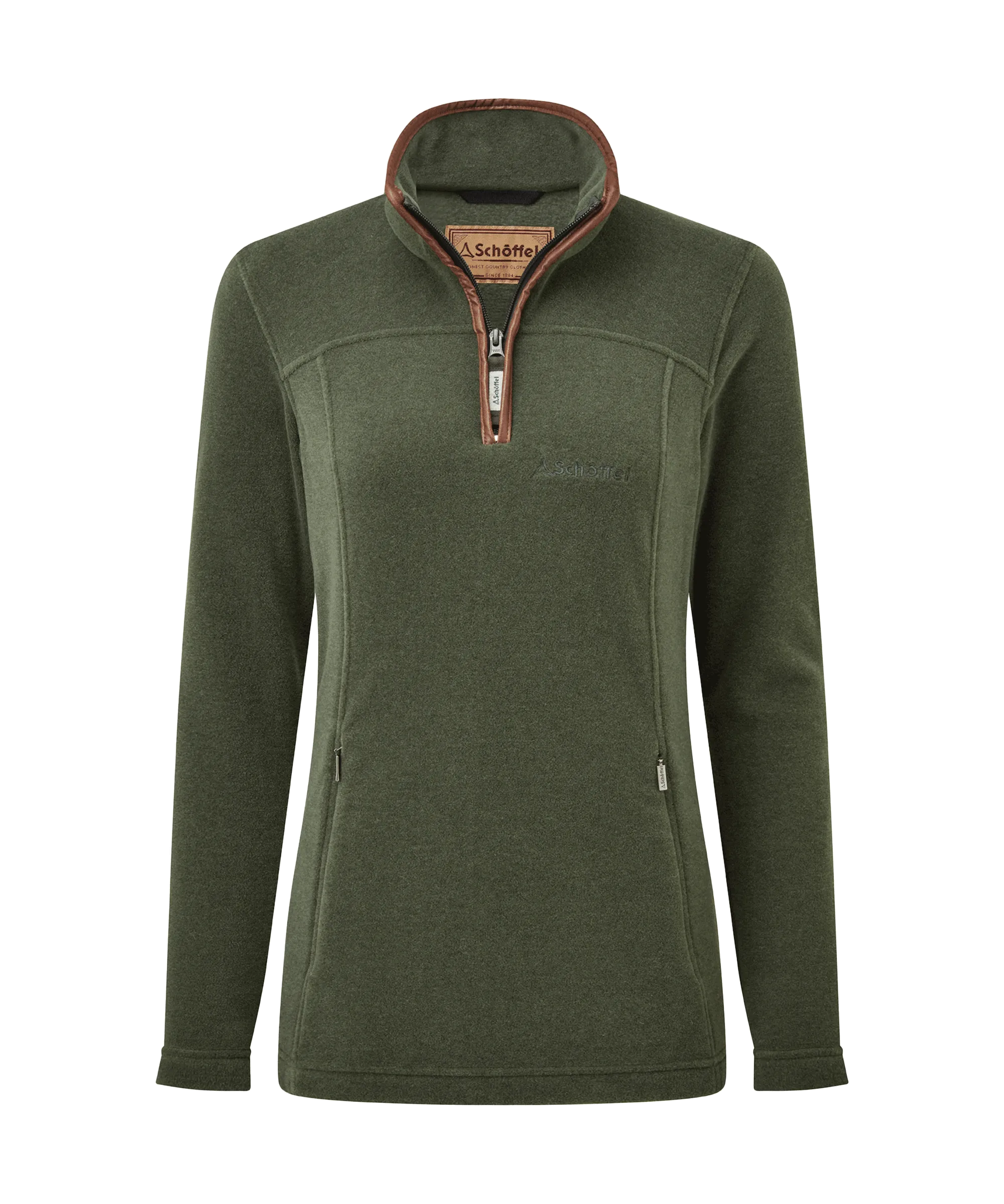 Tilton Quarter Zip Fleece - Cedar Green