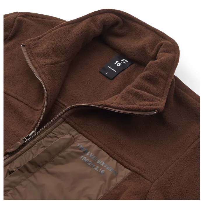 Twelve Sixteen Fleece Jacket Brown