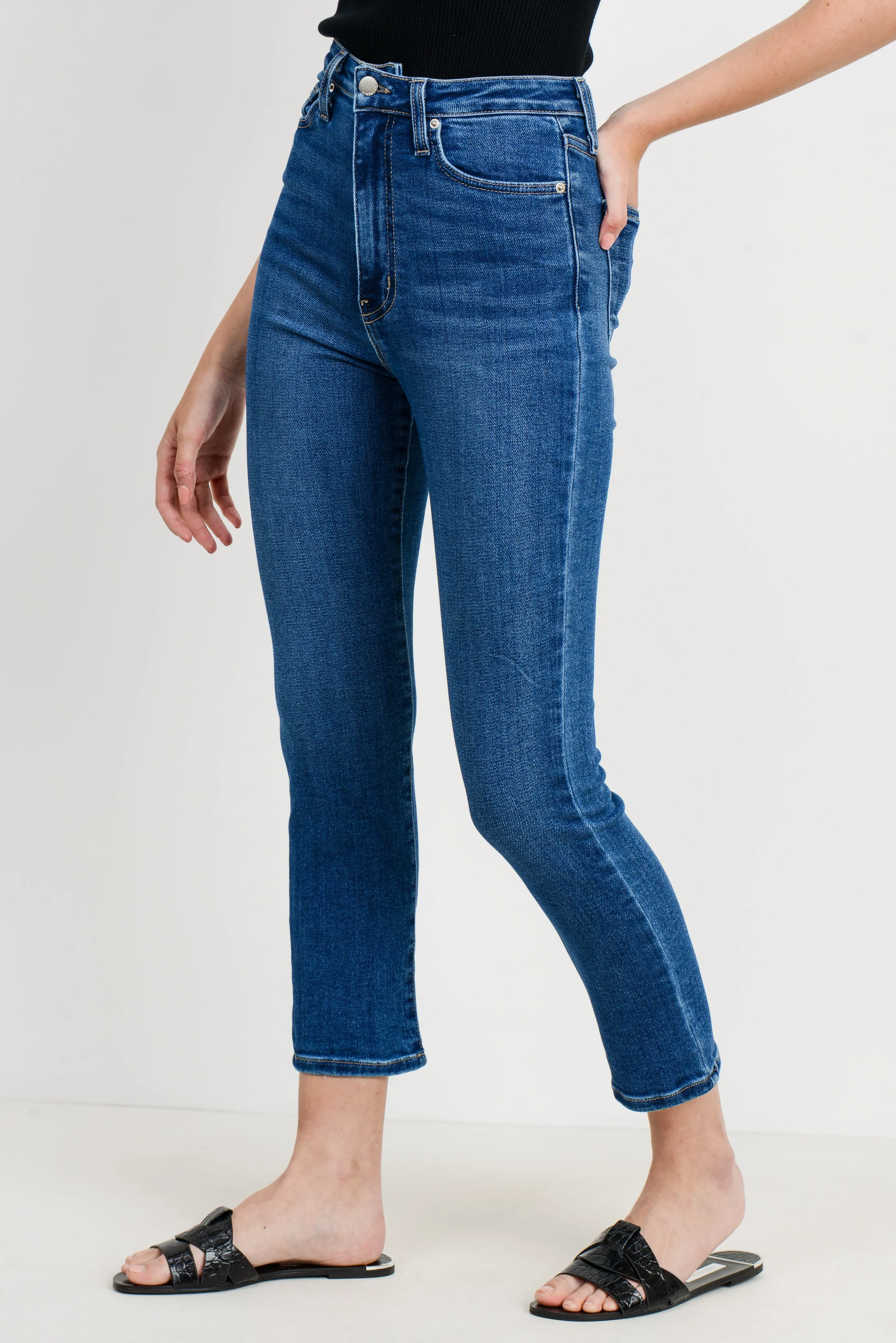 Ultra High Rise Classic Skinny Jean In Blue By LTJ