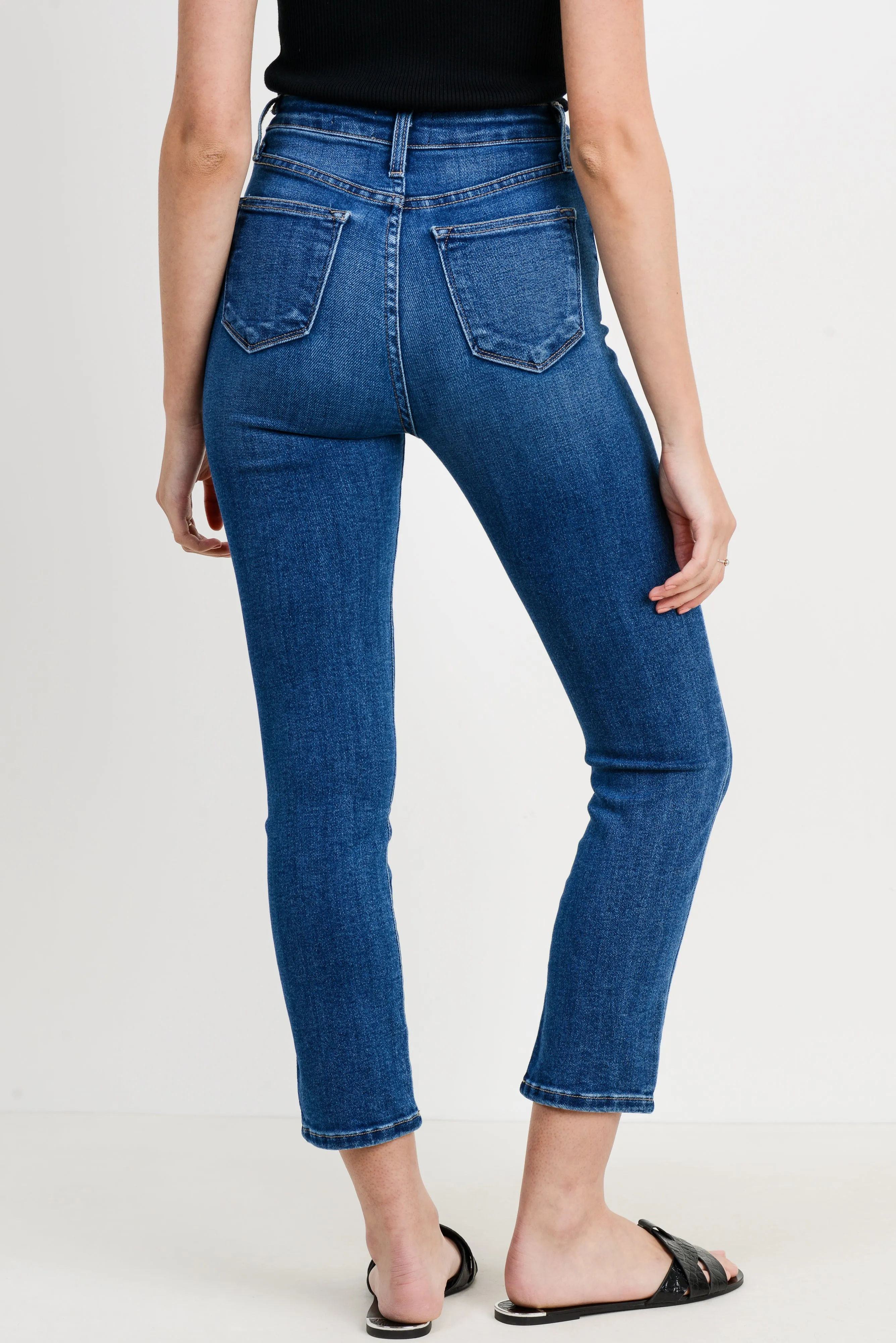 Ultra High Rise Classic Skinny Jean In Blue By LTJ