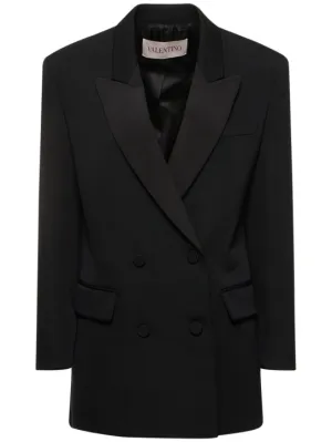 Valentino   Double breasted wool blazer 