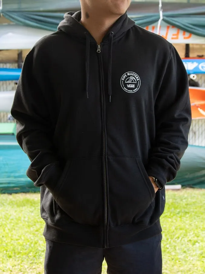 VANS 2024 PIPE MASTERS POSTER ART ZIP FLEECE - BLACK