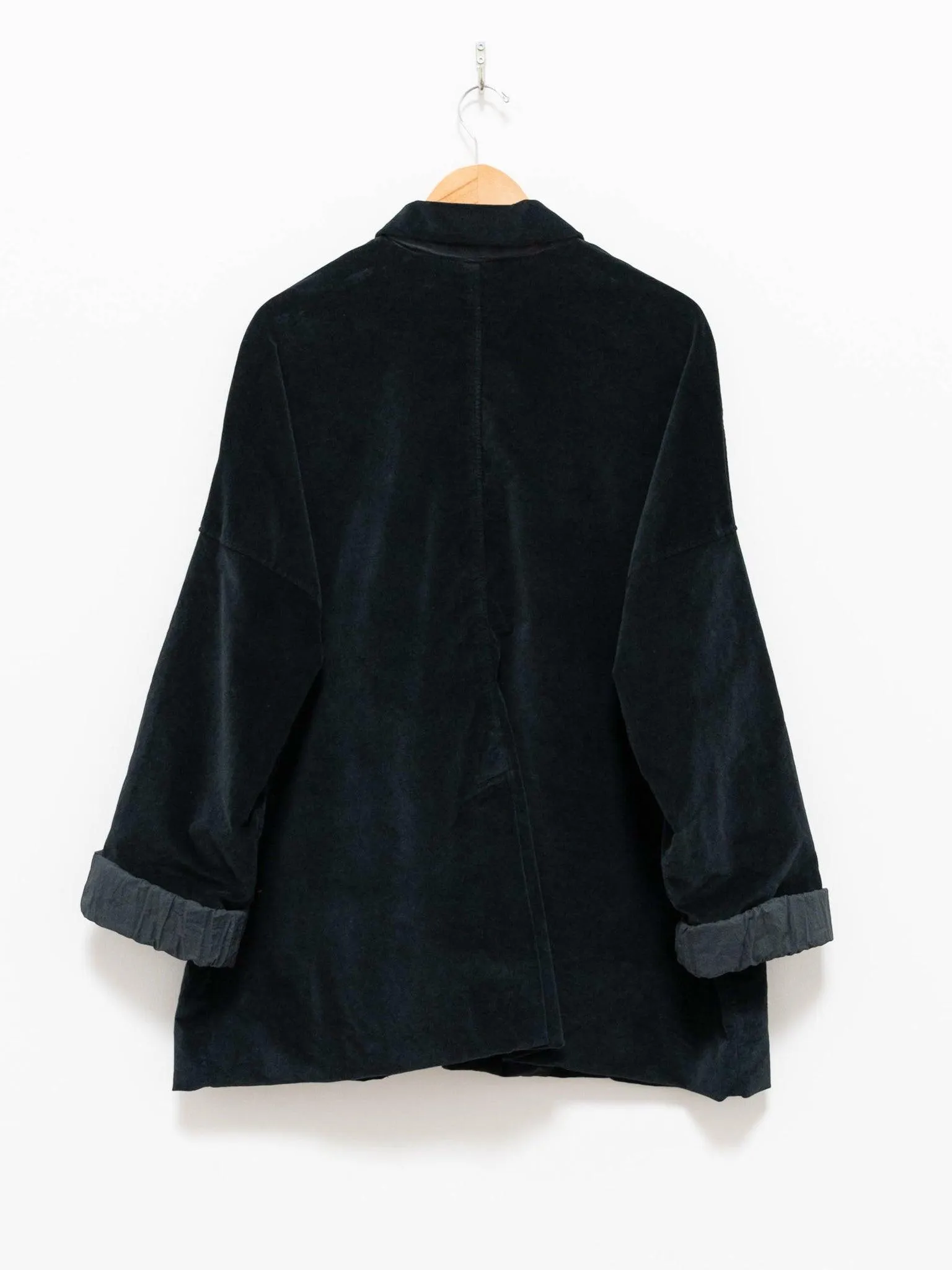 Velvet Big Blazer - Black